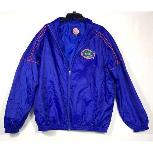 Florida Gators WindBreaker Large Blue Full Zip Officially Licensed Collegiate - Picture 1 of 9